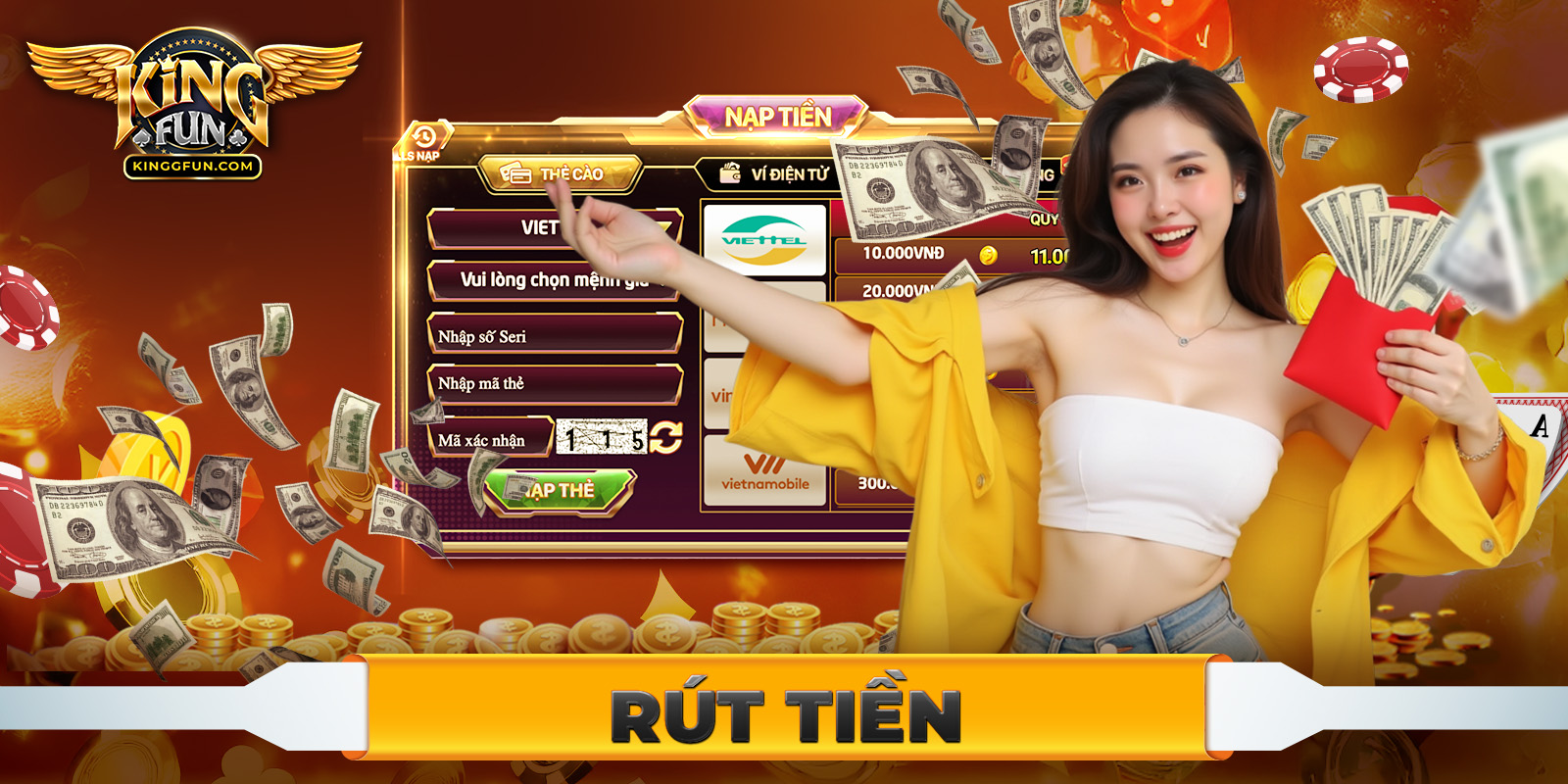 Kingfun – Đổi Thưởng Uy Tín Số 1 2025 | Nạp Rút Nhanh, Thắng Lớn Ngay 9 Quy trình rút tiền tại hệ thống Kingfun